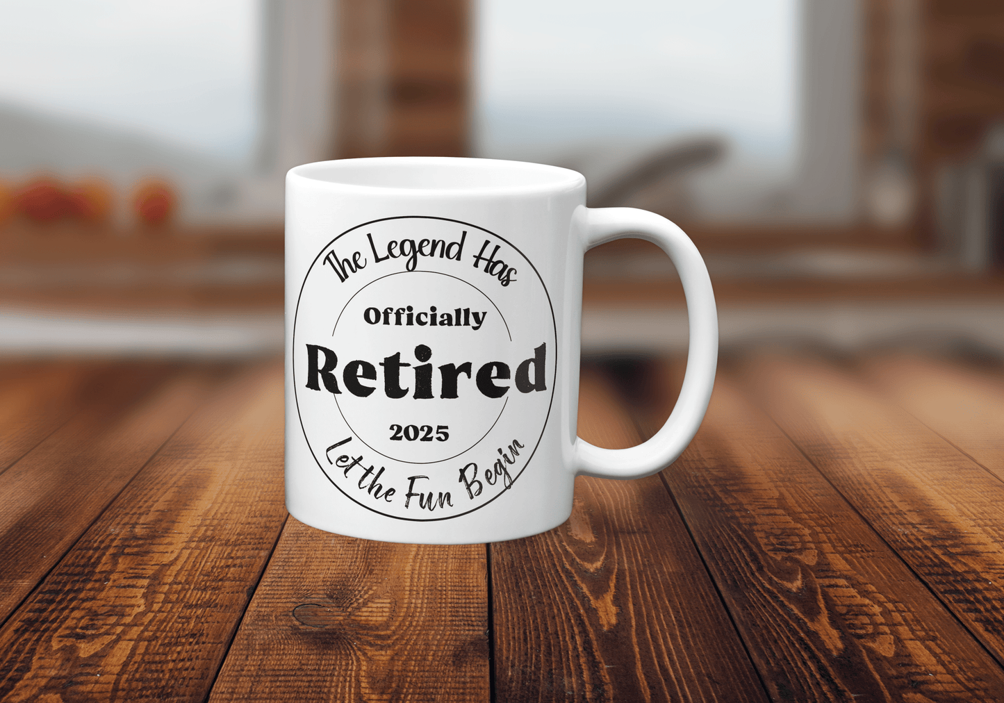 Officially Retired 2025 Mug - The Crafty North
