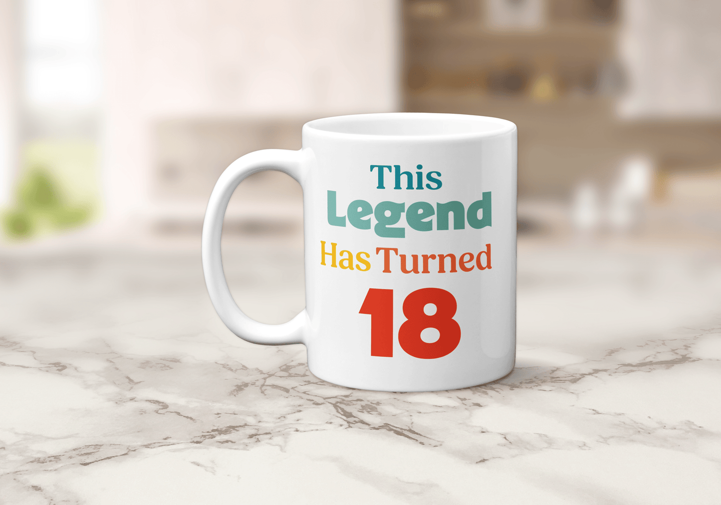This Legend has Turned 18 Mug - The Crafty North