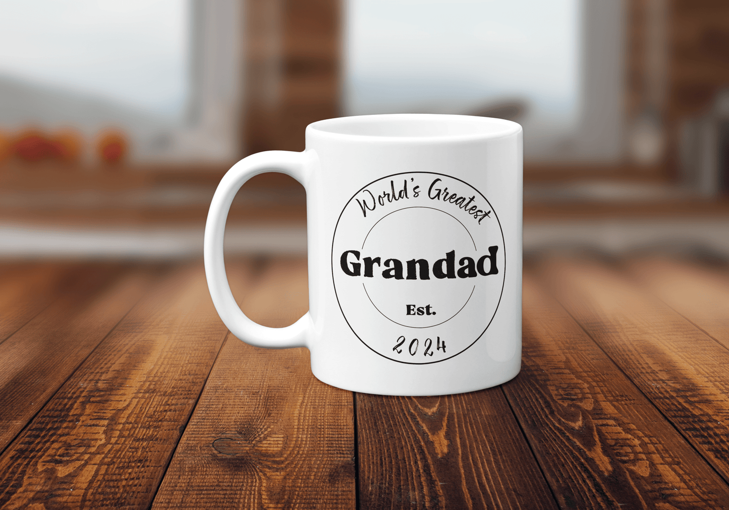 World's Greatest Grandad Mug - Personalised Grandfather Gift - The Crafty North