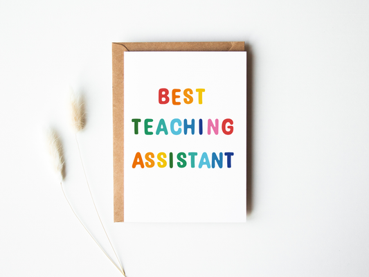 Best Teaching Assistant Greeting Card