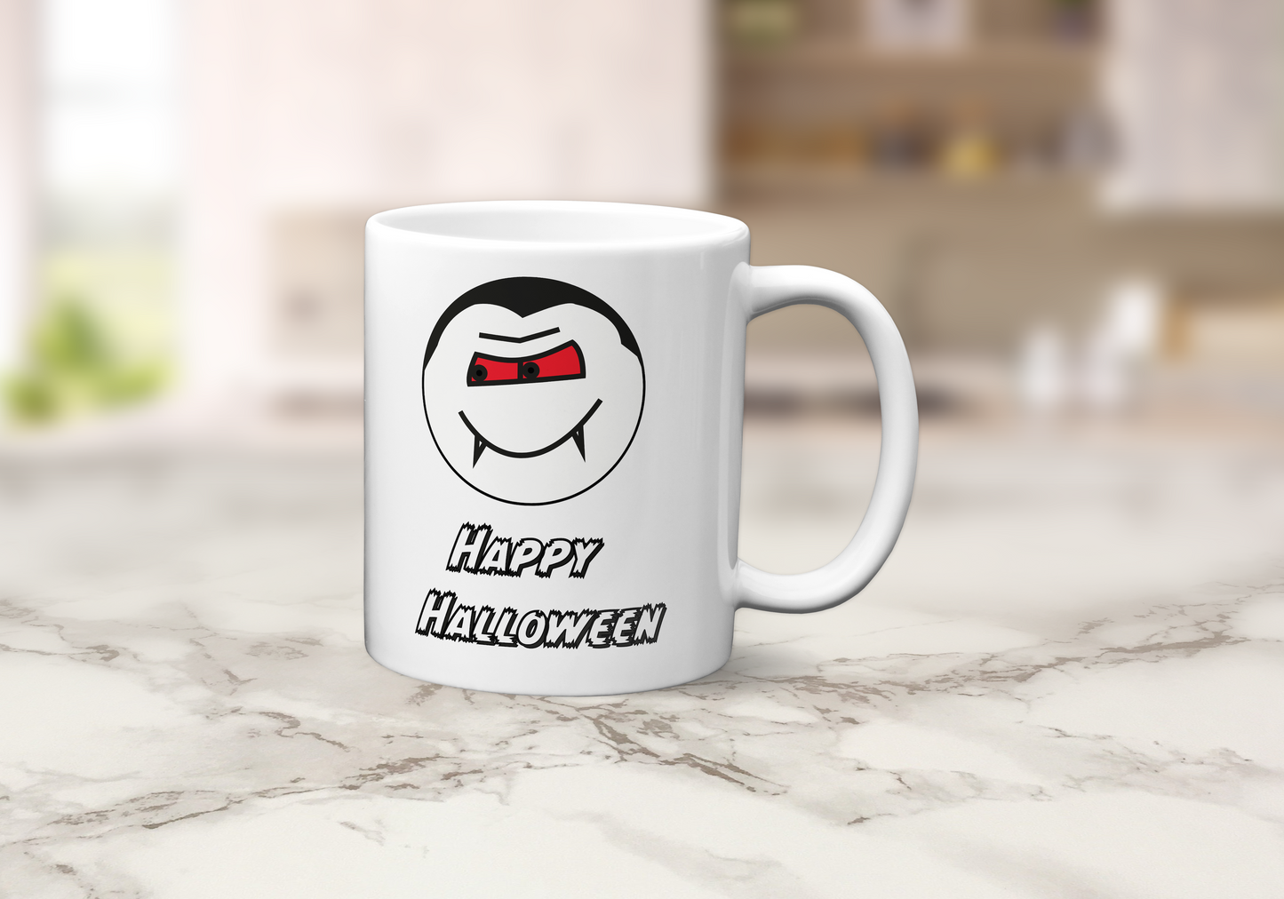 Happy Halloween Vampire Mug – Vampire Ceramic Coffee Cup