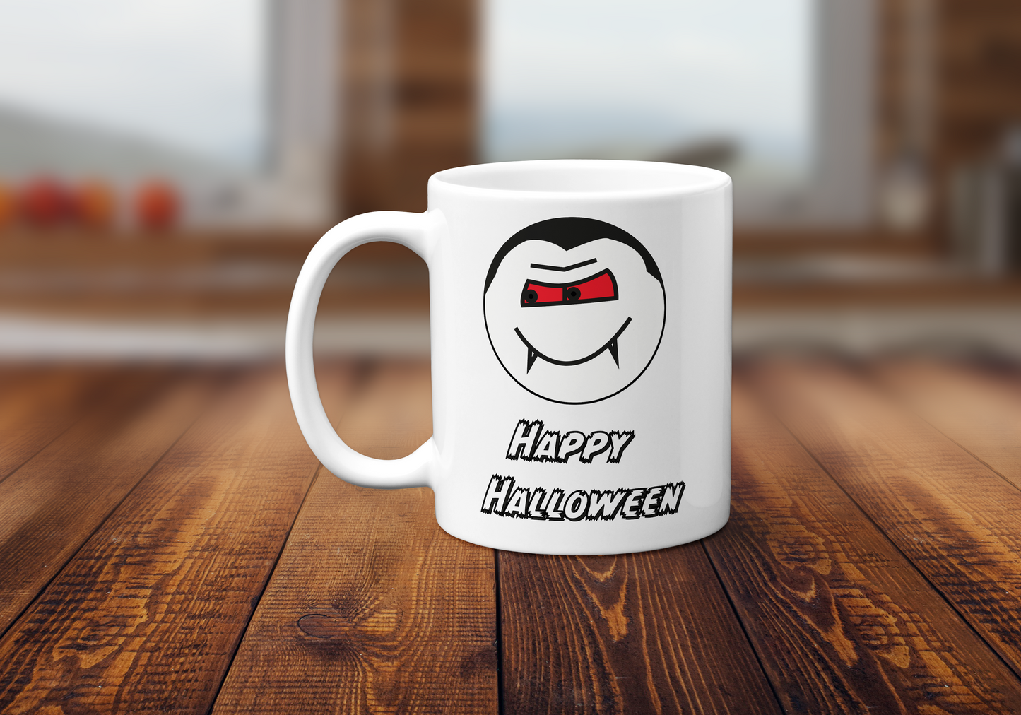 Happy Halloween Vampire Mug – Vampire Ceramic Coffee Cup