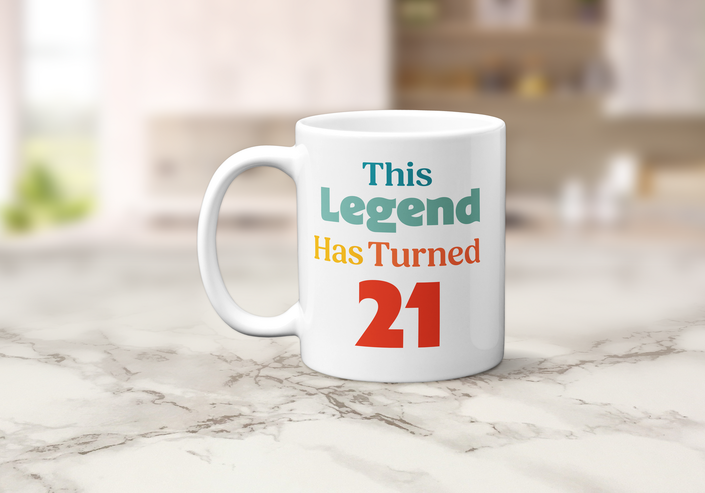 This Legend has Turned 21 Mug