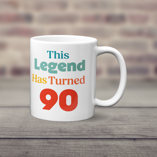This Legend has Turned 90 Mug