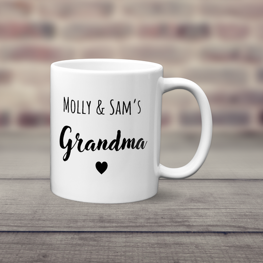 Personalised Grandma Mug - Gift for Grandma