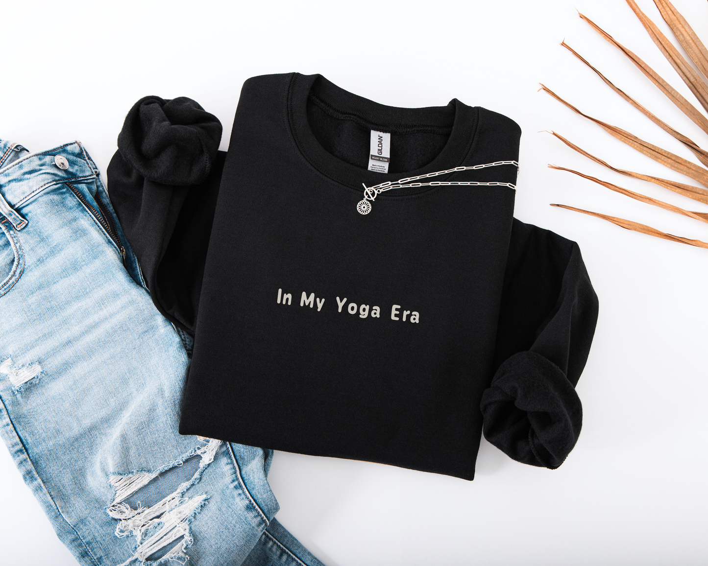 In My Yoga Era Sweatshirt folded