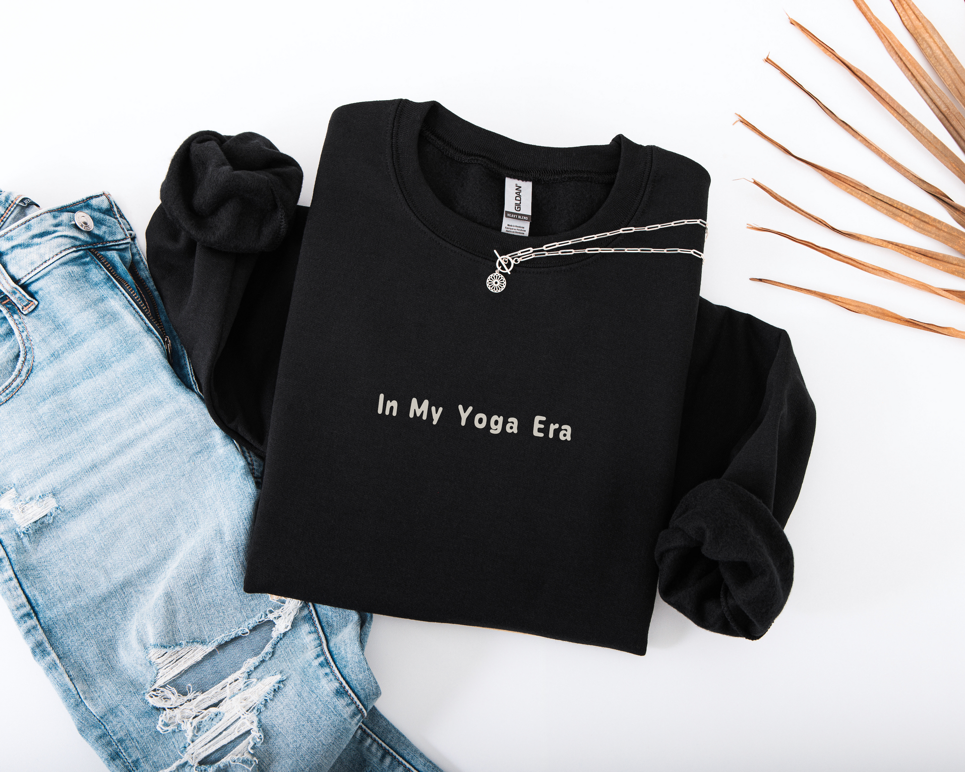 In My Yoga Era Sweatshirt folded