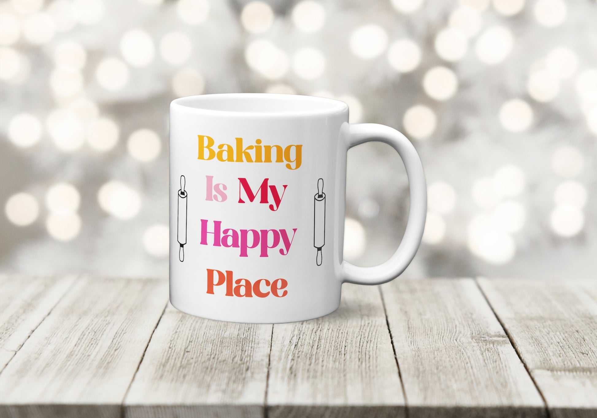 Baking is My Happy Place Mug - The Crafty North