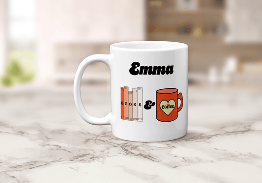Coffee & Books Mug - The Crafty North