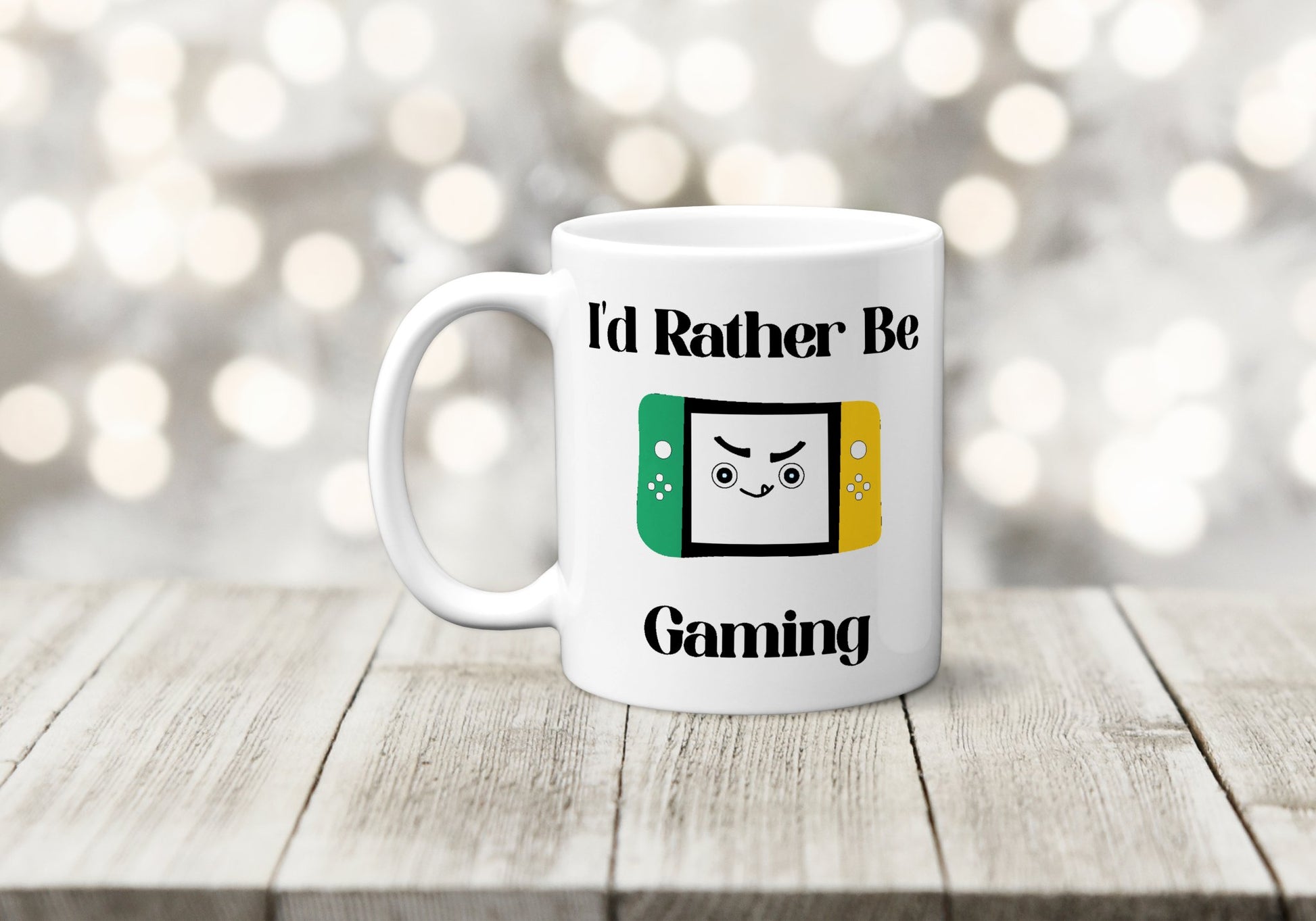 I'd Rather Be Gaming Mug, Video Games Mug, Gamer Mug Gift - The Crafty North