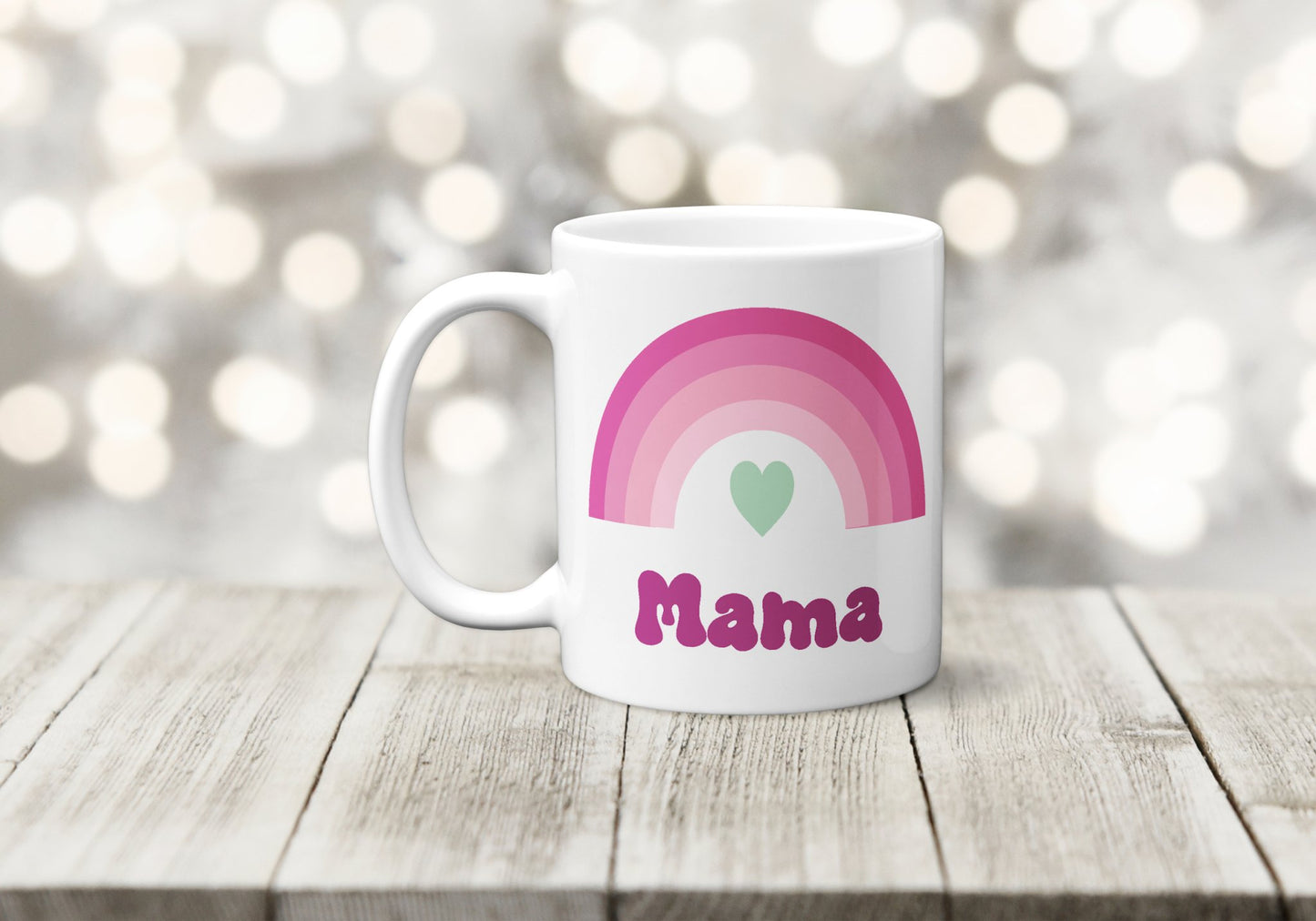 Mama Rainbow Mug - The Crafty North