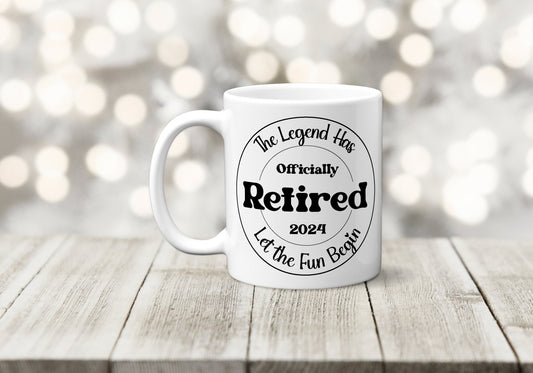 Officially Retired 2024 Mug - The Crafty North