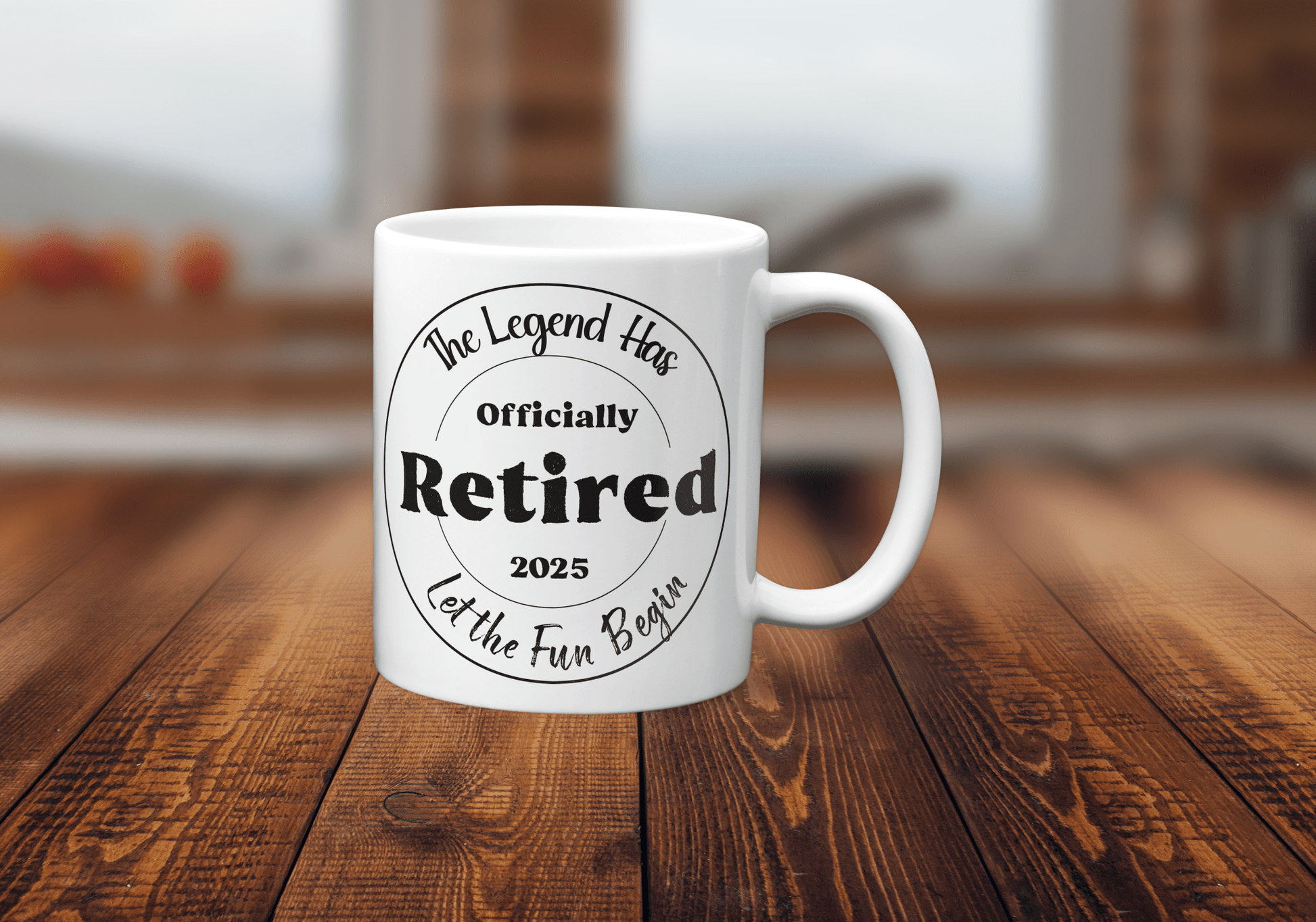 Officially Retired 2025 Mug - The Crafty North
