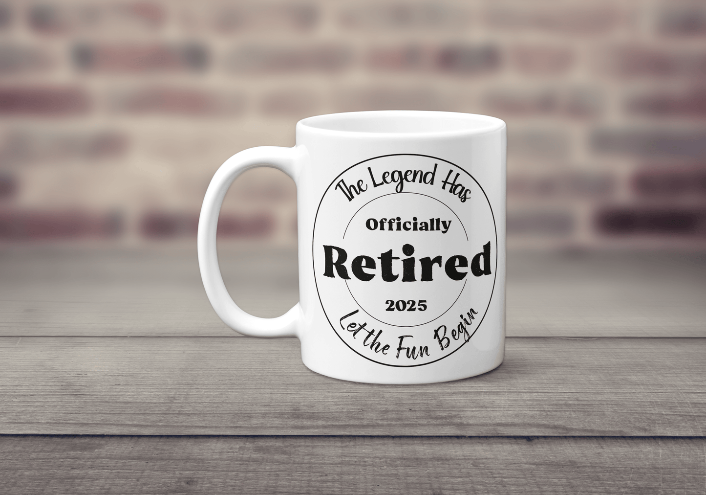 Officially Retired 2025 Mug - The Crafty North