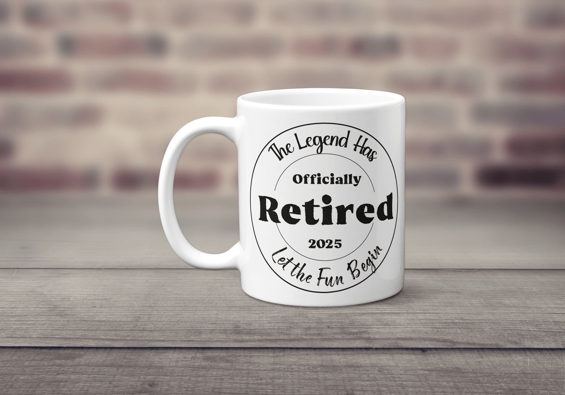Officially Retired 2025 Mug - The Crafty North