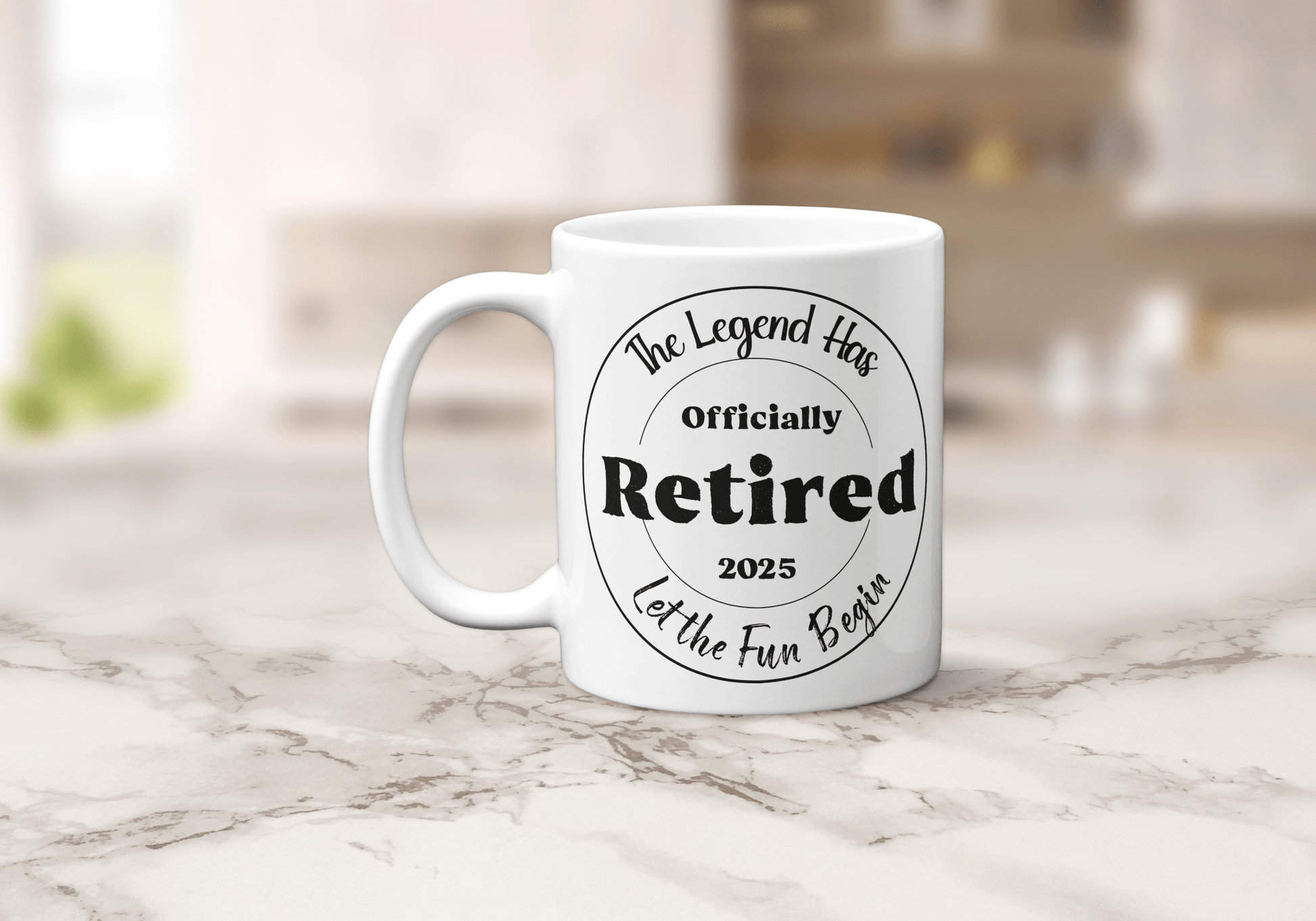 Officially Retired 2025 Mug - The Crafty North