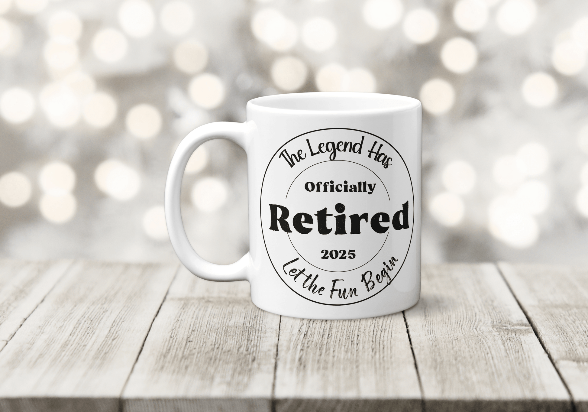 Officially Retired 2025 Mug - The Crafty North