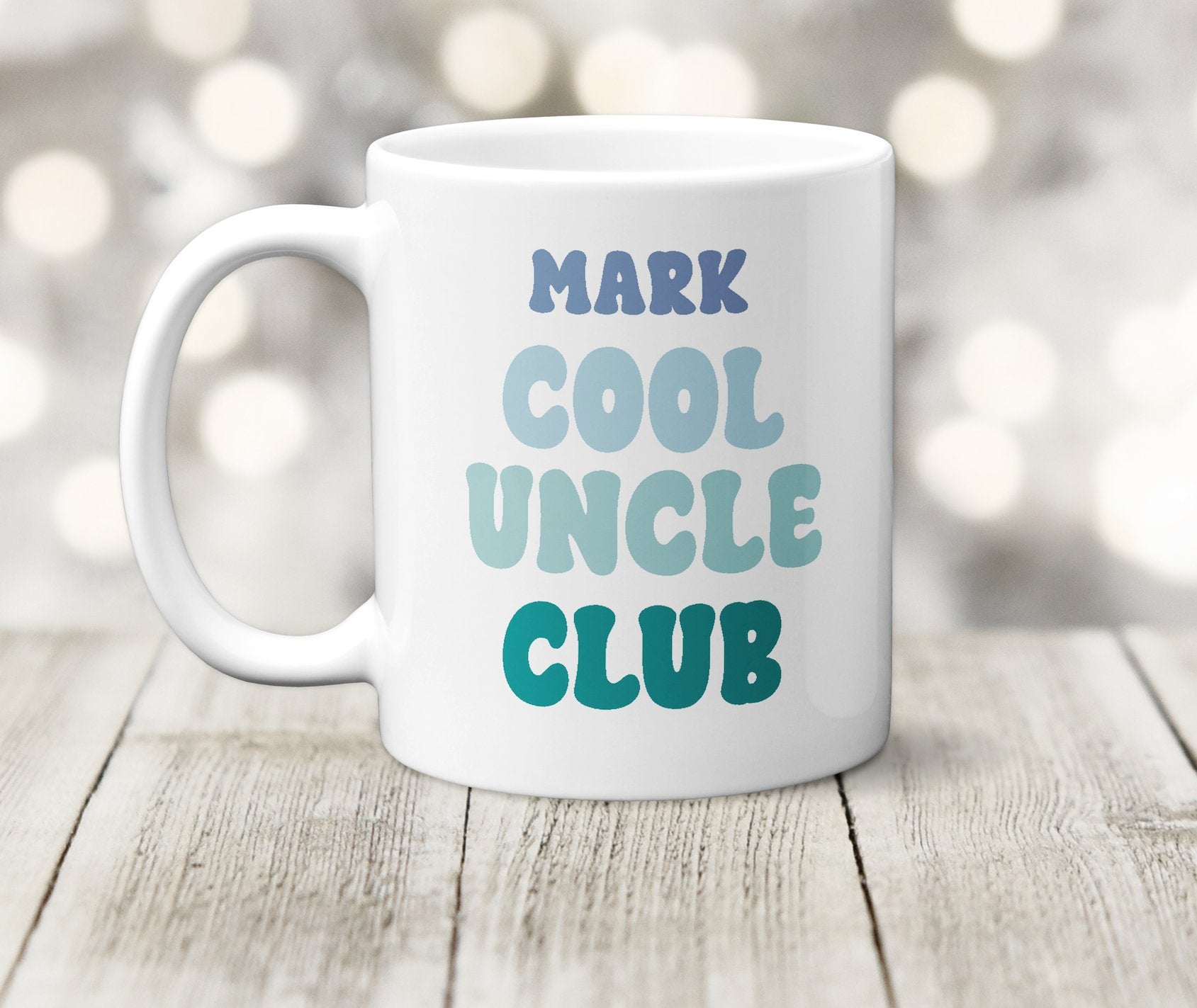 Personalised Cool Uncle Club Birthday Mug - The Crafty North