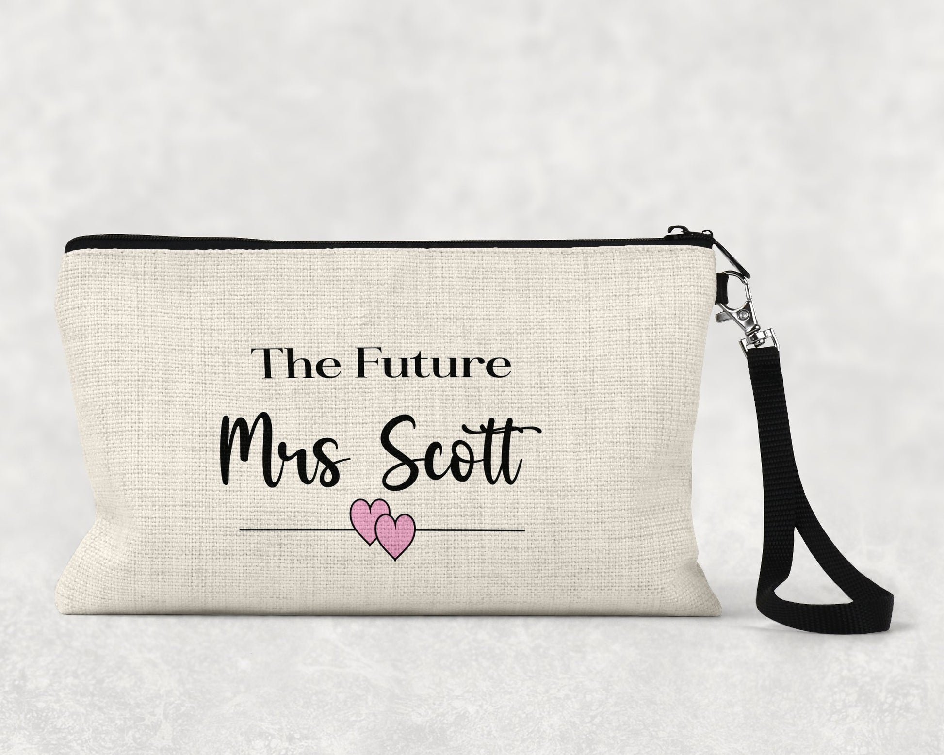 Personalised Wedding Cosmetic Bag - The Crafty North