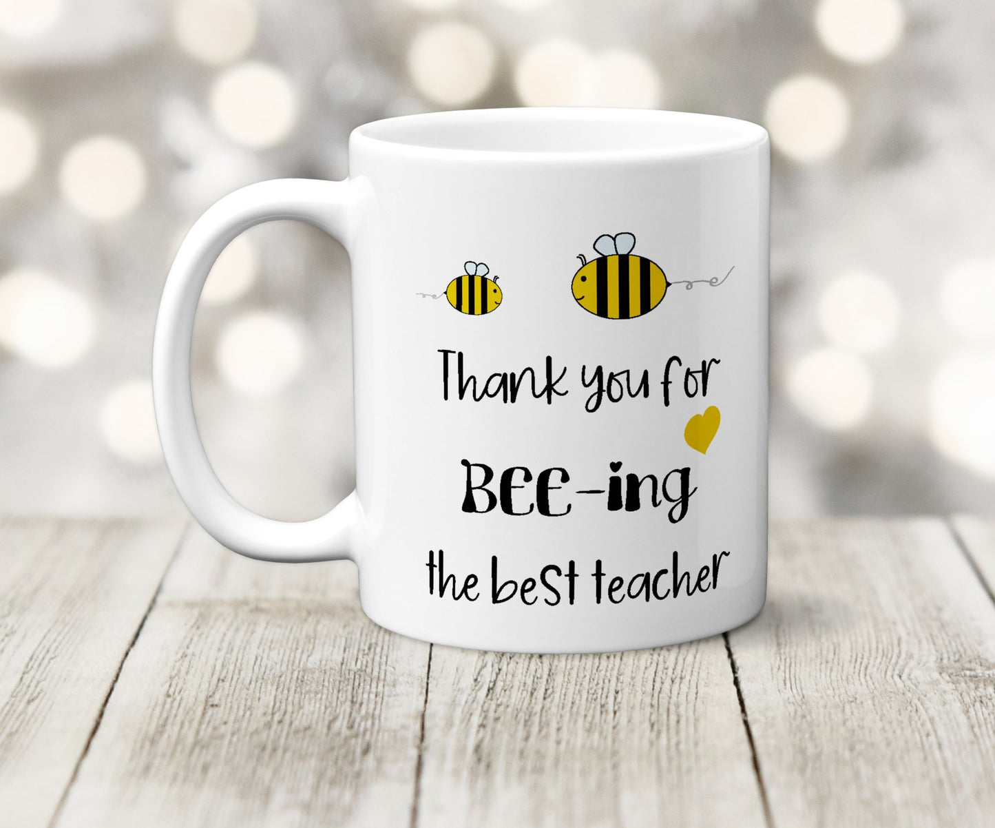 Thank you for bee - ing the best teacher mug - The Crafty North