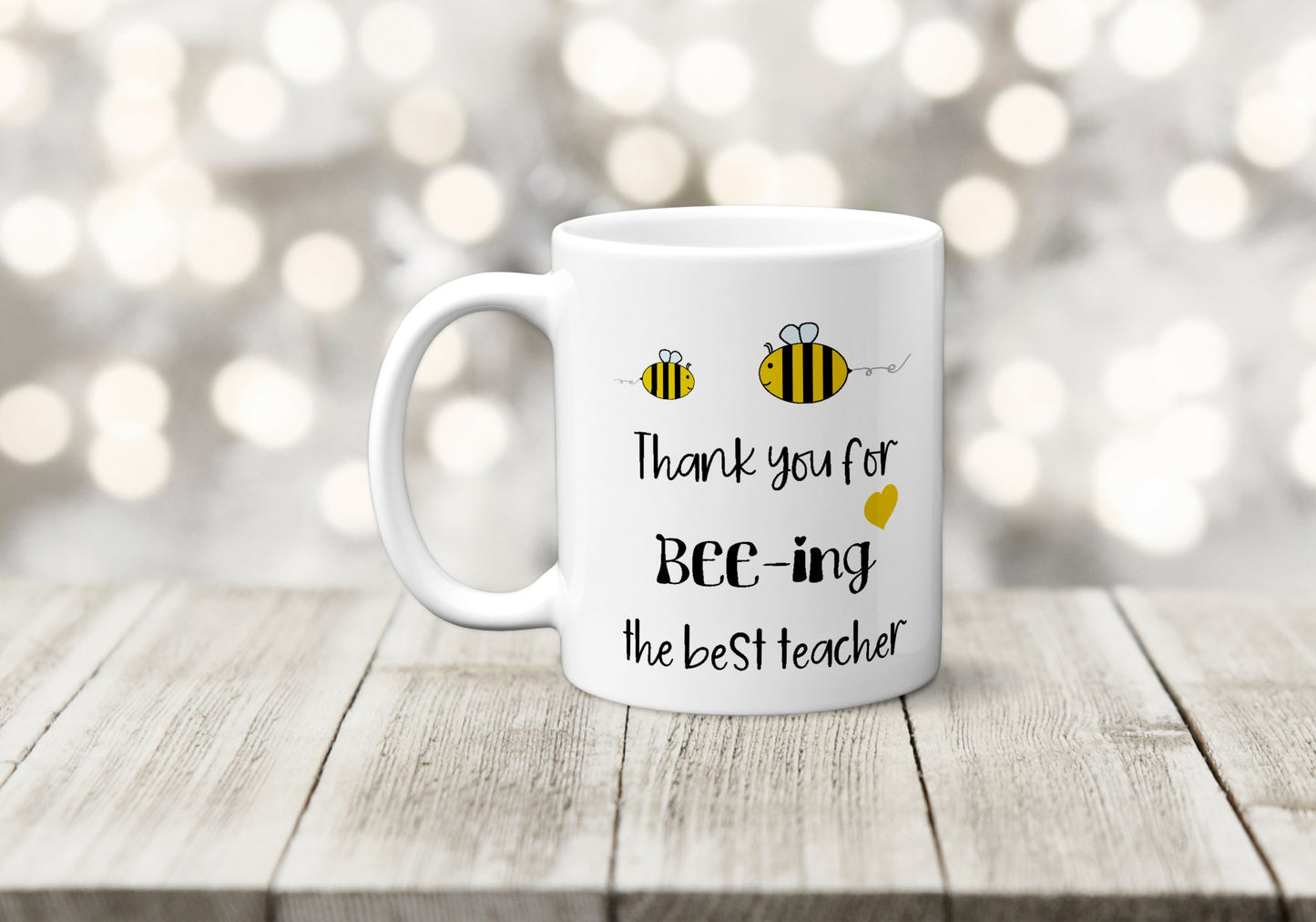 Thank you for bee - ing the best teacher mug - The Crafty North