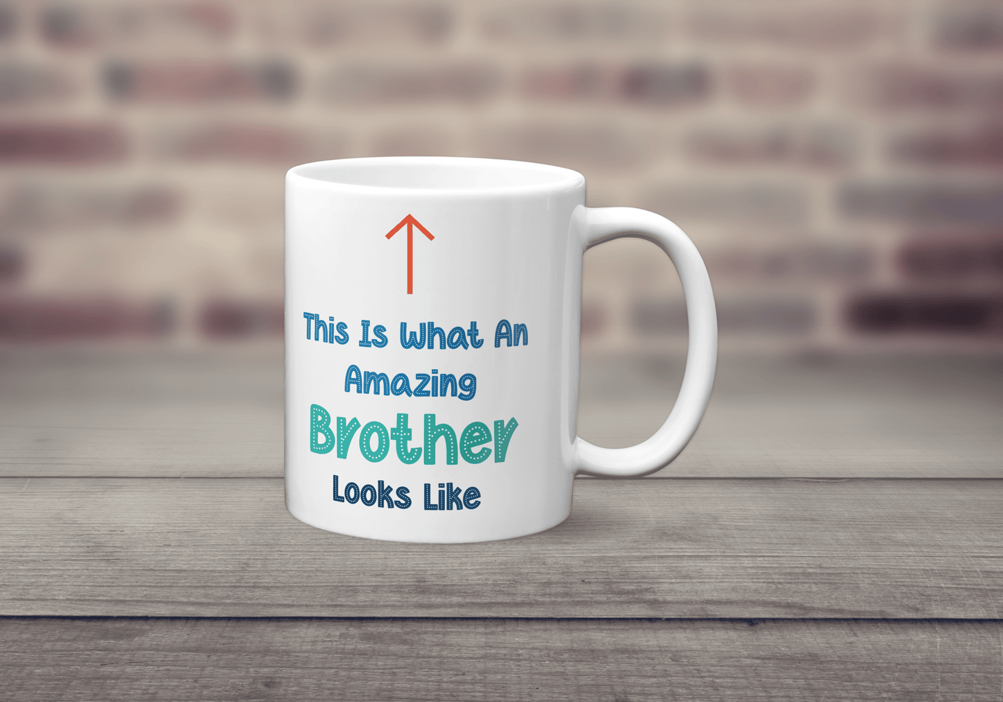 This is What an Amazing Brother Looks Like Mug - The Crafty North