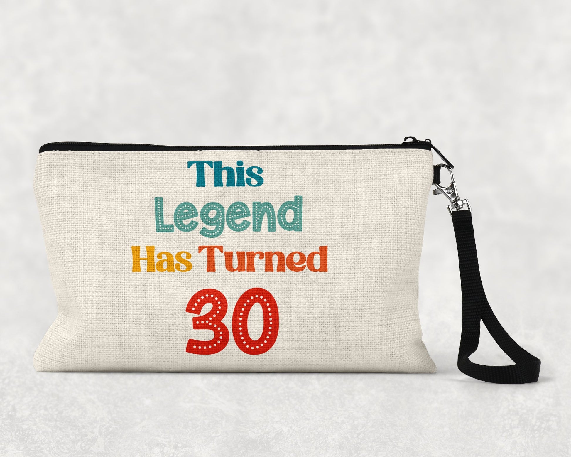 This Legend Has Turned 30 Cosmetic Bag - The Crafty North