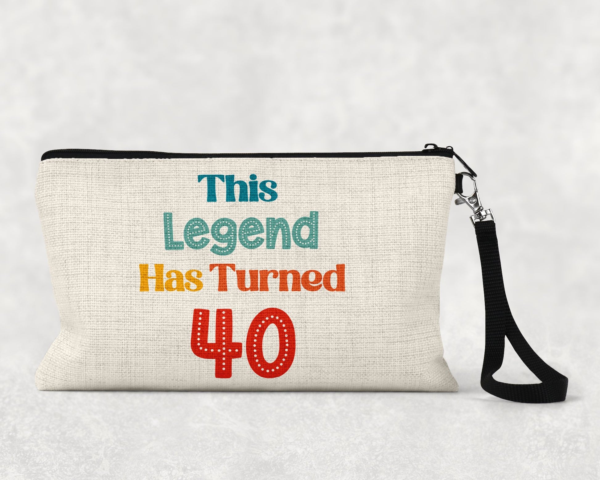 This Legend Has Turned 40 Cosmetic Bag - The Crafty North