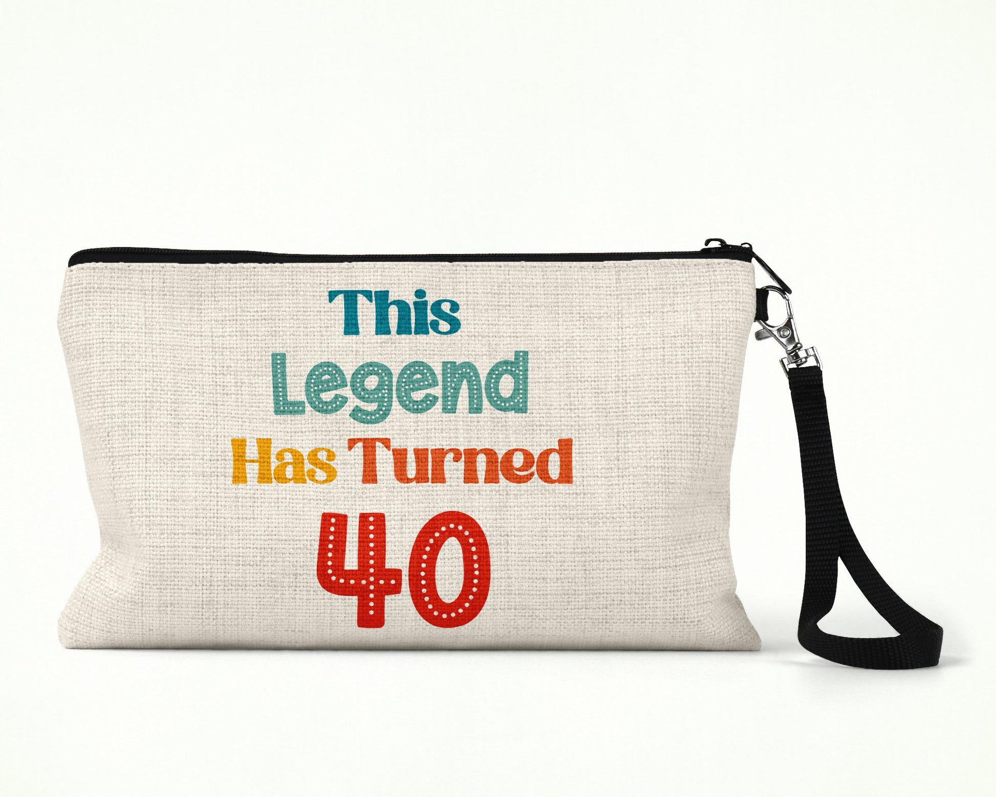 This Legend Has Turned 40 Cosmetic Bag - The Crafty North