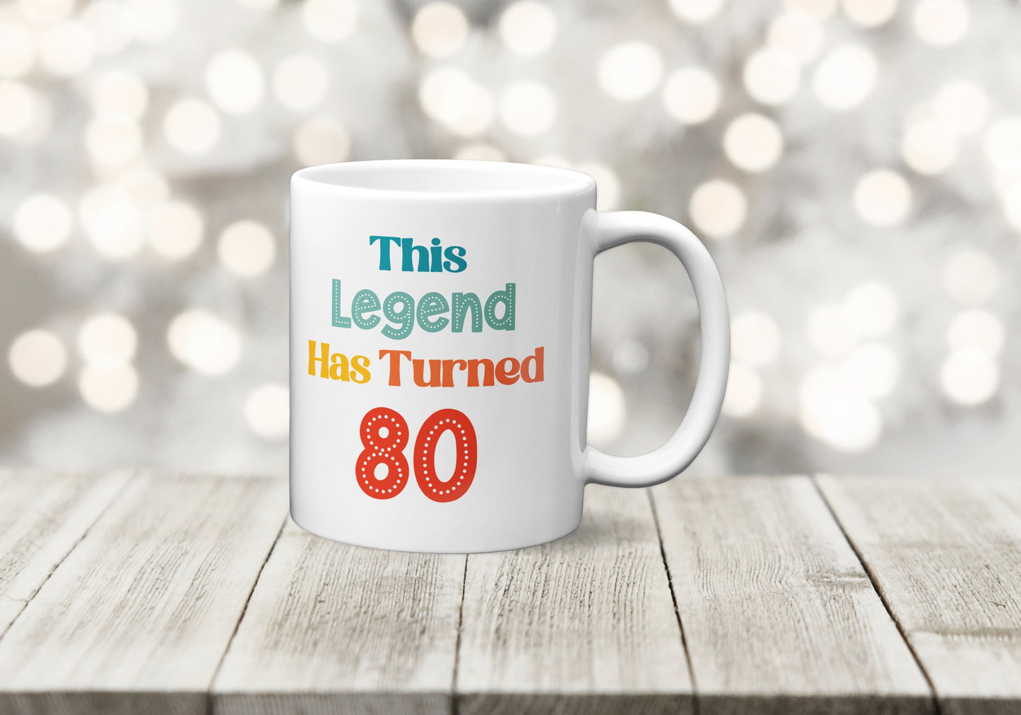 This Legend has Turned 80 Mug - The Crafty North