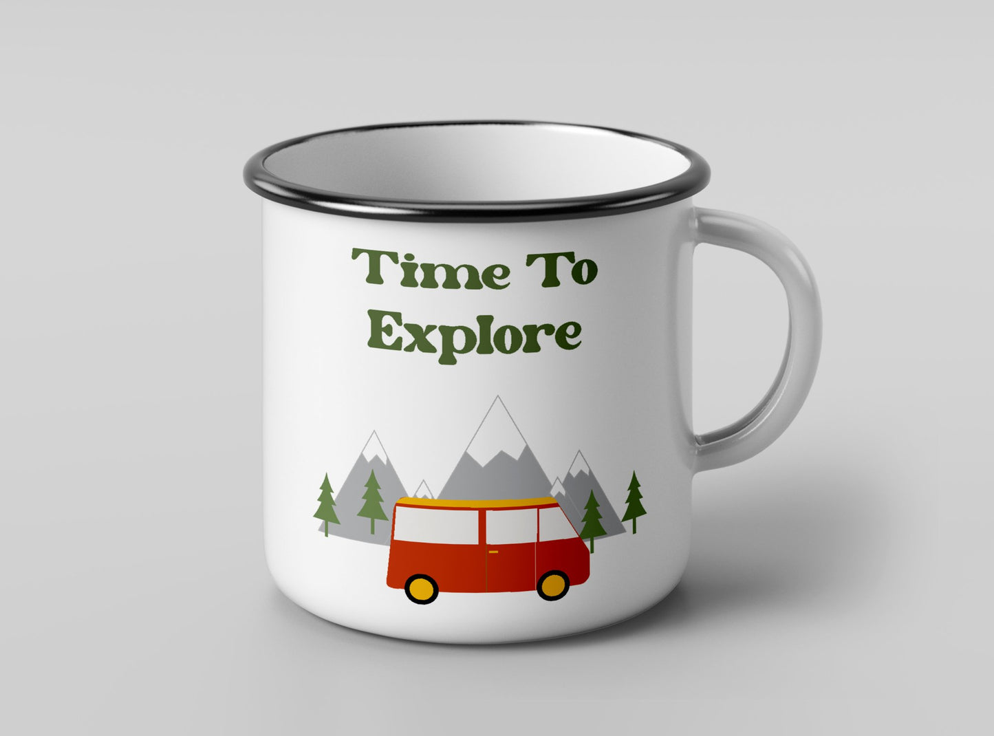 Time to Explore Enamel Mug - The Crafty North