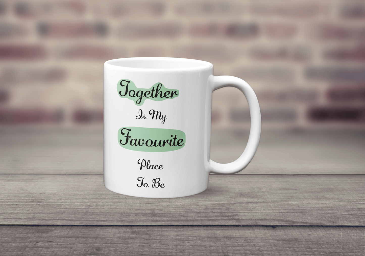 Together is my Favourite Place to be Mug - The Crafty North