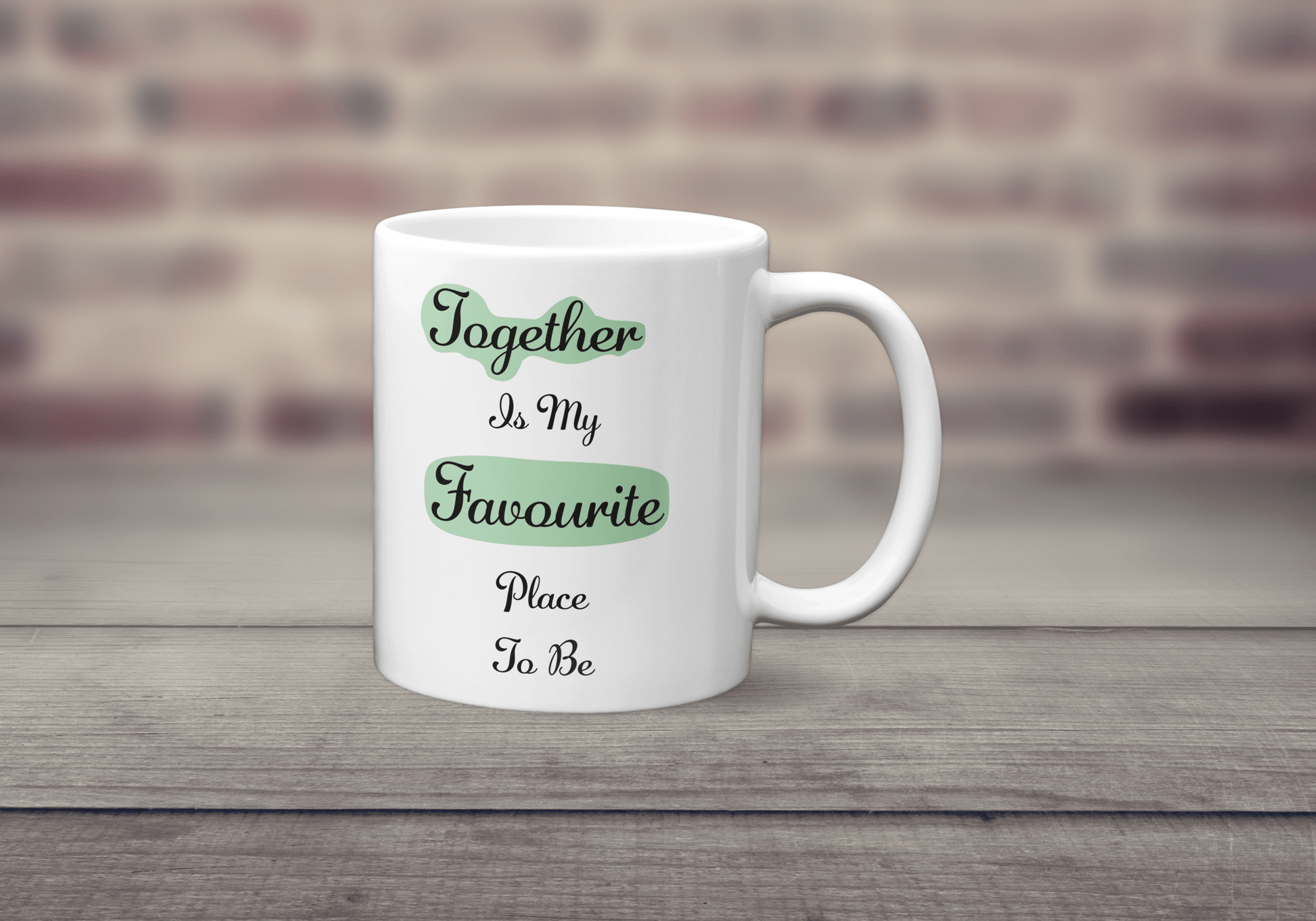 Together is my Favourite Place to be Mug - The Crafty North