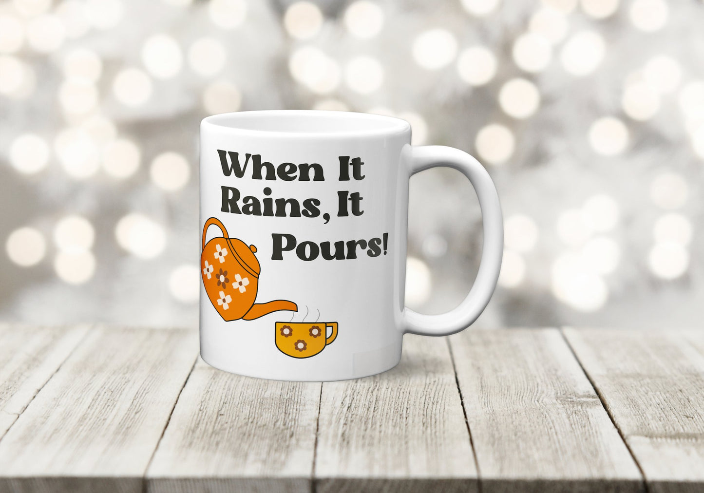 When It Rains It Pours Mug - The Crafty North