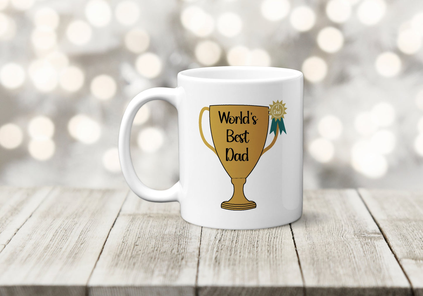 World's Best Dad Mug, Father's Day Gift, Dad Birthday Gift - The Crafty North