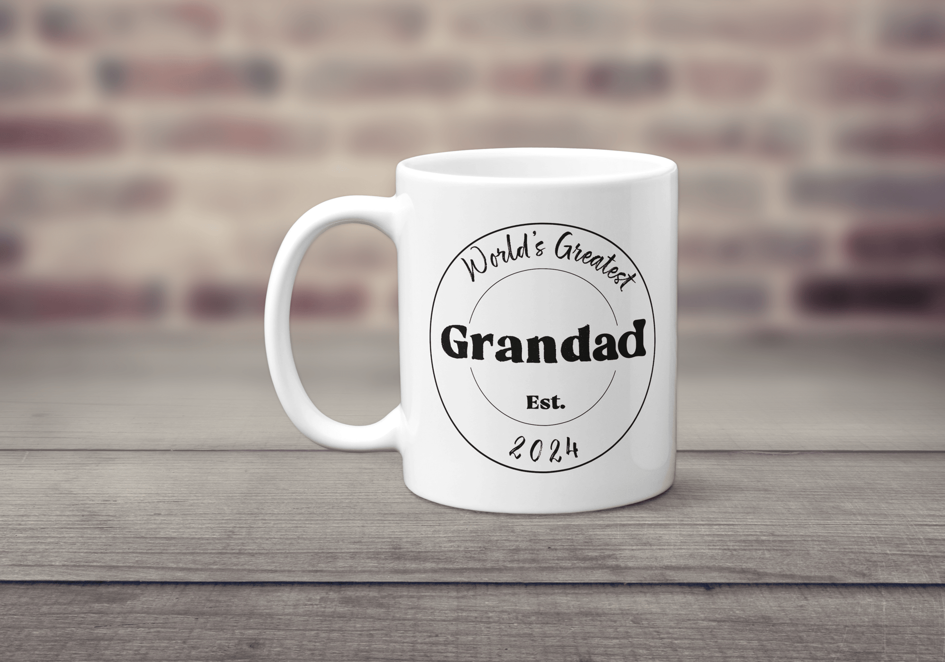 World's Greatest Grandad Mug - Personalised Grandfather Gift - The Crafty North